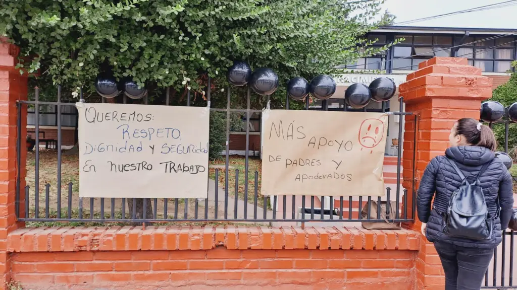 Protesta Liceo de Nacimiento 1  | Cedida 