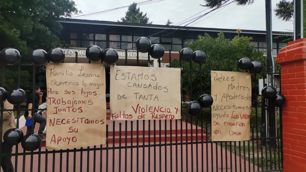 Protesta Liceo de Nacimiento 3 | Cedida 