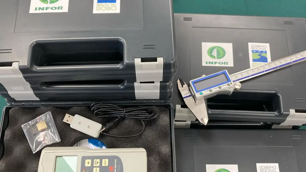 Instrumentos para monitorear calidad de madera serrada.