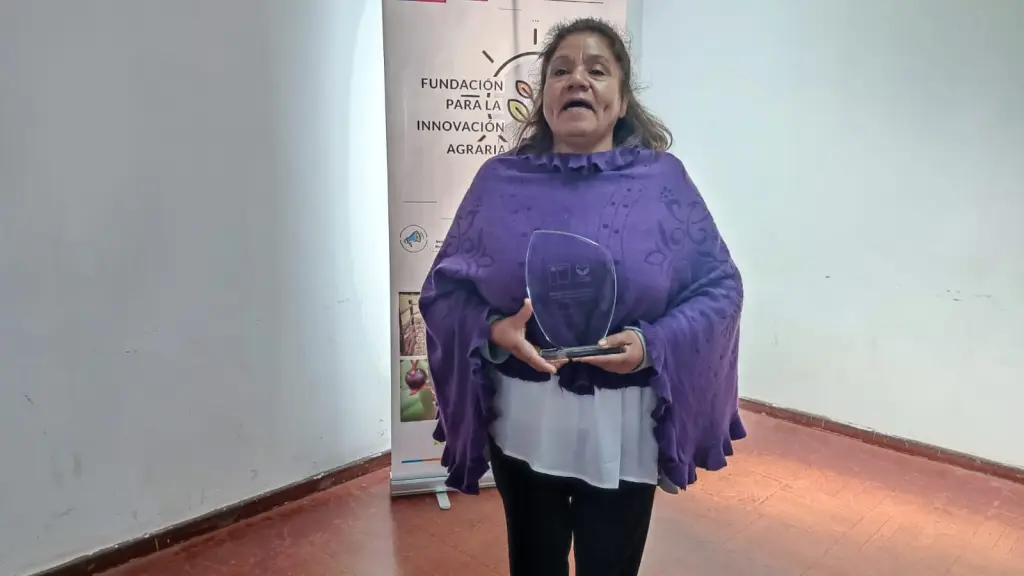 Premiación de Agricultora de Santa Juana.