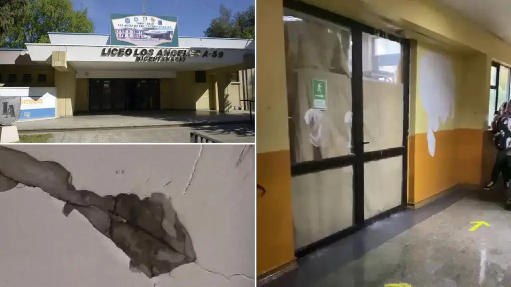 Apoderados reclaman problemas de infraestructura en el Liceo Bicentenario A-59 , Cedida