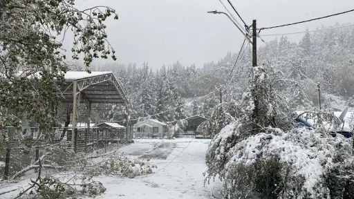 VIDEO: Registran intensas nevazones en Abanico y en gran parte de Antuco