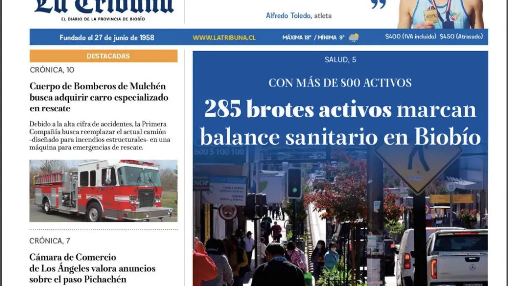 22-04-2021, La Tribuna