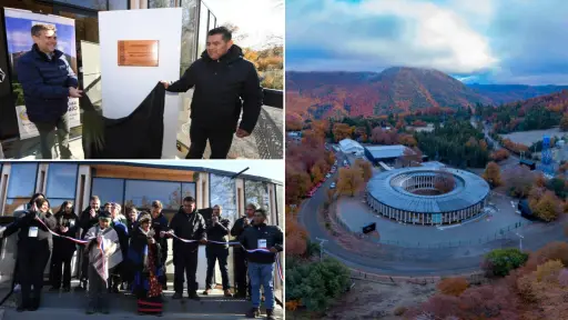  Comunidades pehuenches de Alto Biobío inauguran una escuela intercultural en Quepuca Ralco