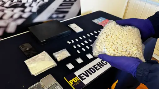 Decomisan más de 5 mil dosis de droga en Monte Águila