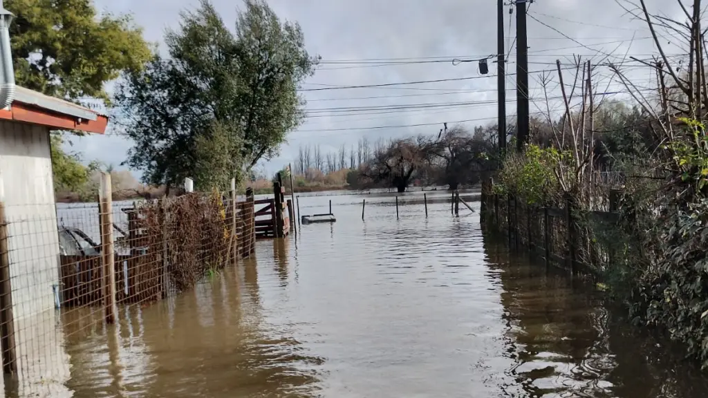 Sector Tolpán inundado  | Cedida 