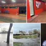 Lamentan inundación en sede de Independiente por desborde del Paillihue: “Pudo haber servido para albergue”
