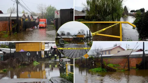 Puente cortado y casas anegadas: la situación en VTS tras precipitaciones