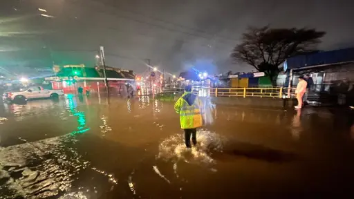 Estero Quilque se terminó desbordando en su paso por Villagrán 