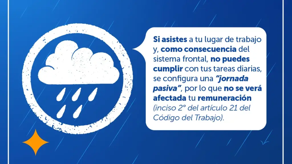 Detallan resguardo laboral a los trabajadores por frente climático, lo que impide su despido o descuento salarial, Cedida