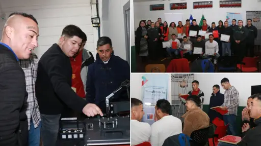 Certifican a Internos del CDP Mulchén en técnica de estampados y sublimados