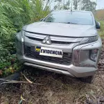 La camioneta fue ubicada en un predio forestal ubicado en el sector del estero Dollinco, cercano a una comunidad indígena., PDI