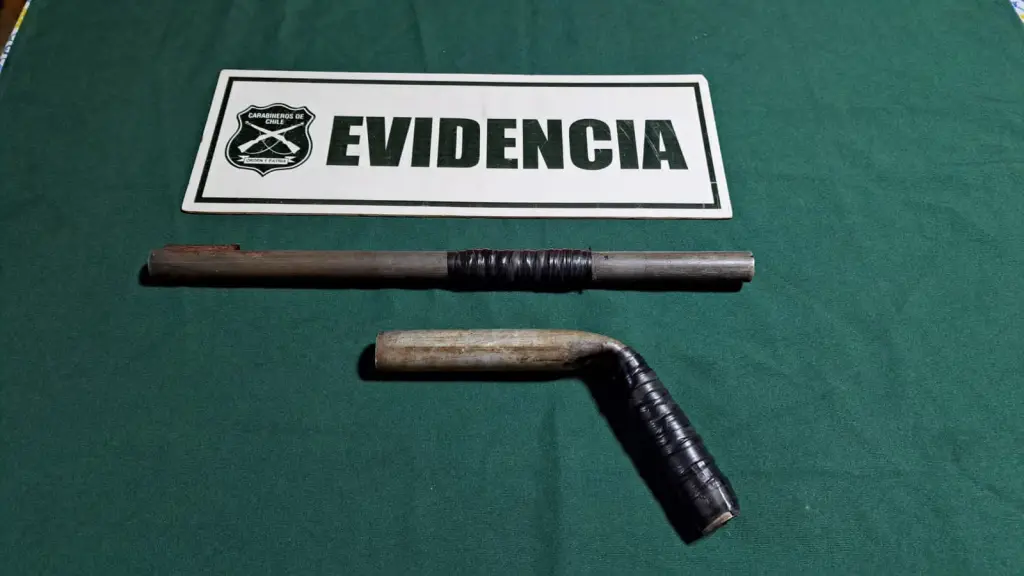 La escopeta fue incautada y remitida al LABOCAR de Concepción, Cedida