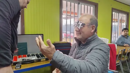 Operativo oftalmológico benefició a vecinos del sector rural de Santa Bárbara y Quilaco