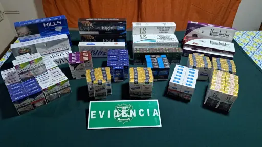 Incautan más de 6.900 cigarrillos de contrabando en Mulchén