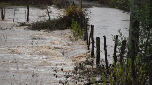 Junta de Vigilancia del río Biobío catastra daños a los sistemas de riego por paso de sistema frontal