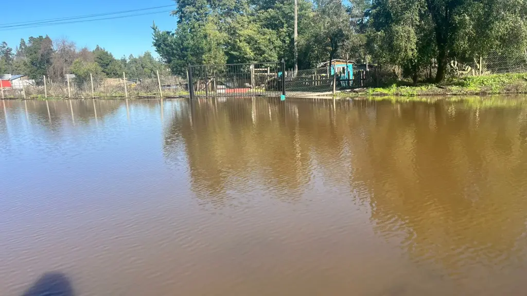 Casa en sector Rarinco Inundada 1 | Cedida 