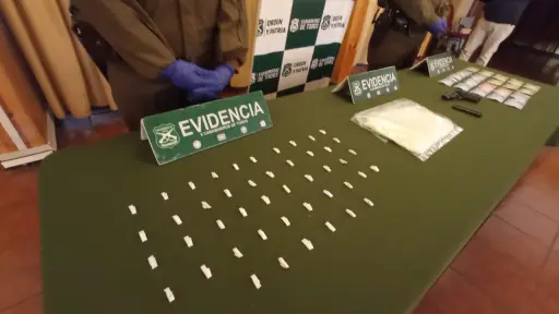 Operativo culmina con 4.000 dosis de clorhidrato de cocaína incautadas en Los Ángeles