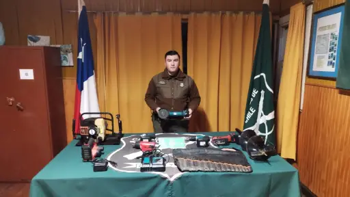 Arrestan a dos sujetos y recuperan herramientas de construcción robadas tras operativo policial en Antuco