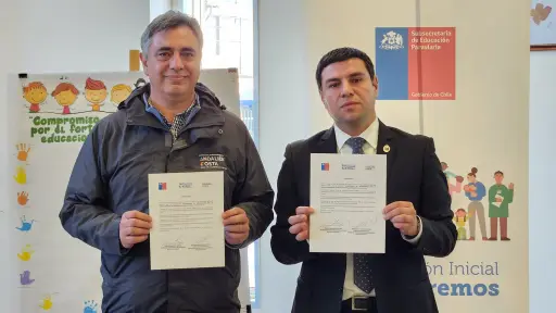 Firman compromiso por el fortalecimiento de la educación inicial junto a SLEP Andalién Costa