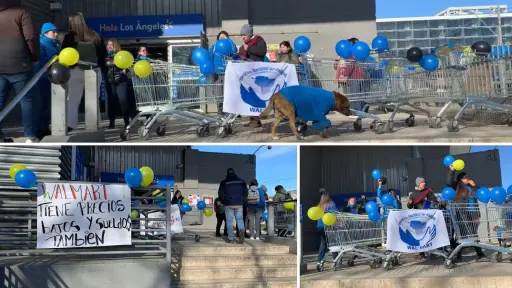 Trabajadores del Líder en huelga legal llaman a comprar en otro supermercado para apoyar movilización