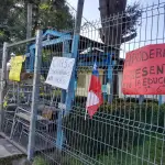  Apoderados de la Escuela Clara Rebolledo se toman el establecimiento tras anuncio de fusión de cursos, Cedida