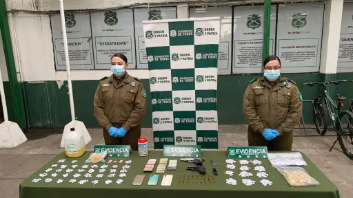 Desbaratan banda criminal que tenía laboratorio dedicado a elaborar de drogas en Los Ángeles