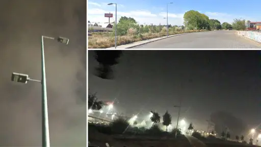 Denuncian falla de luminarias en parque Estero Quilque y vecinos no saben a quién acudir