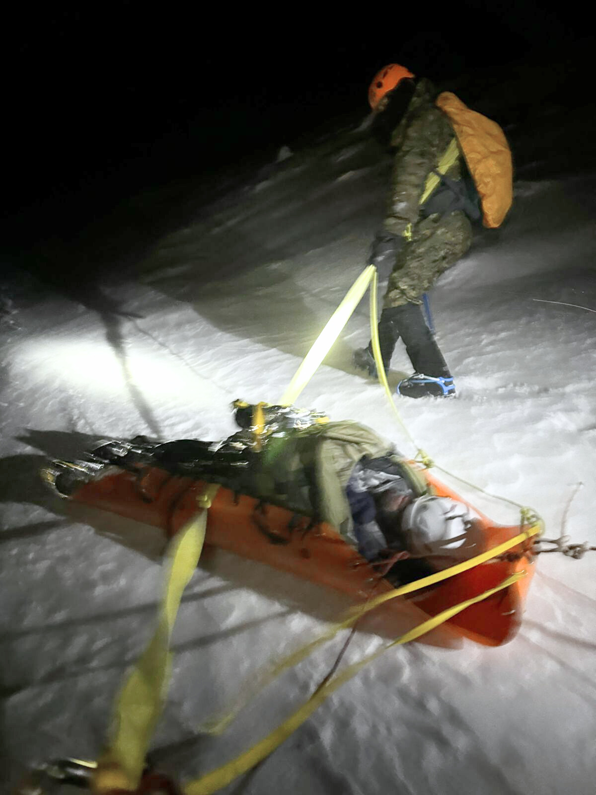 Rescate a esquiador  / Cedida 