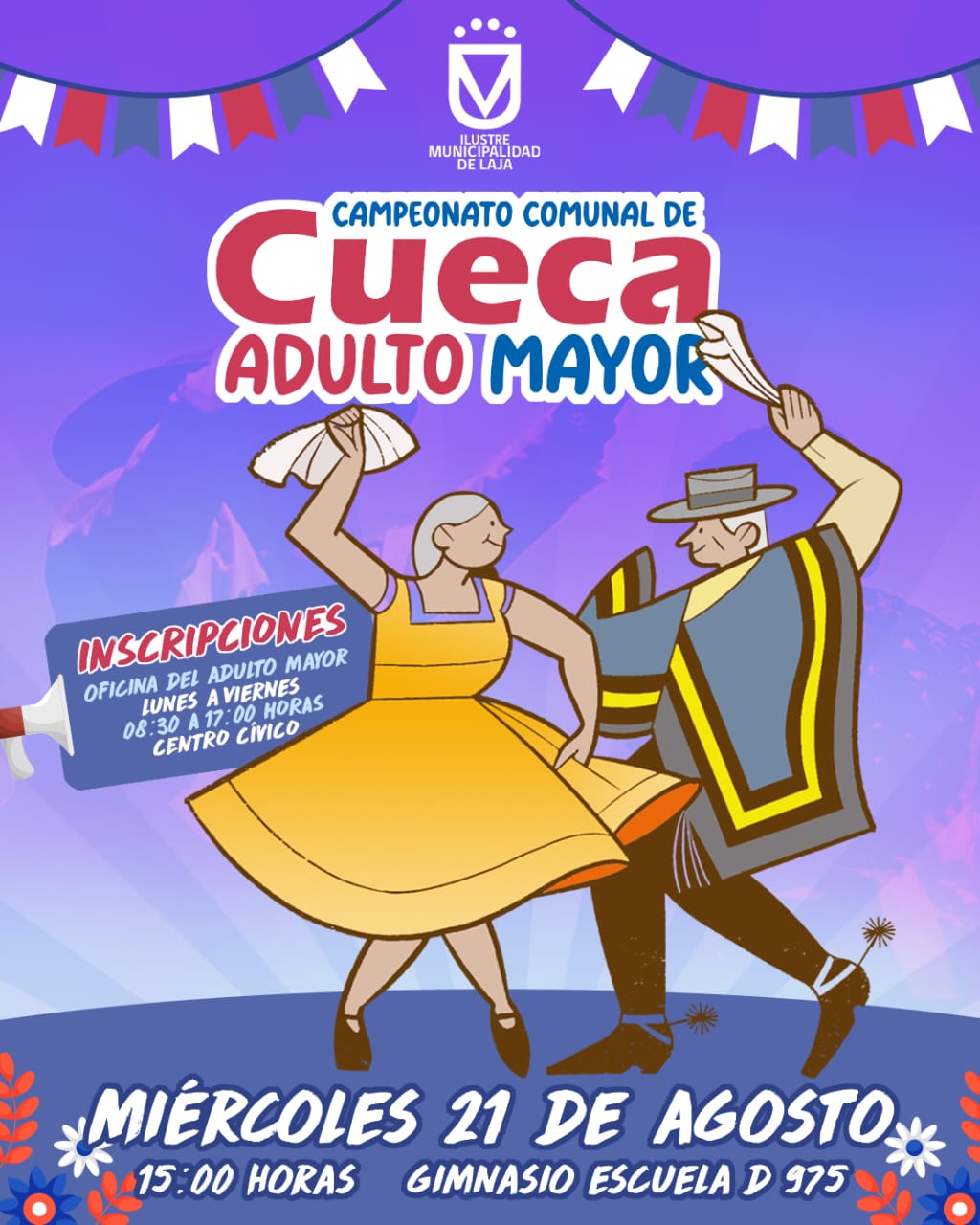 cueca adulto mayor / Municipalidad de Laja