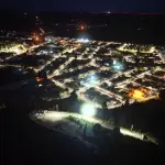 Cerro Marimán en Negrete se ilumina , Municipalidad de Negrete