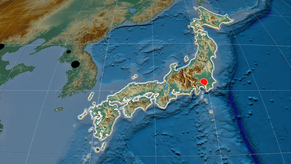 Mapa japón, Referencial