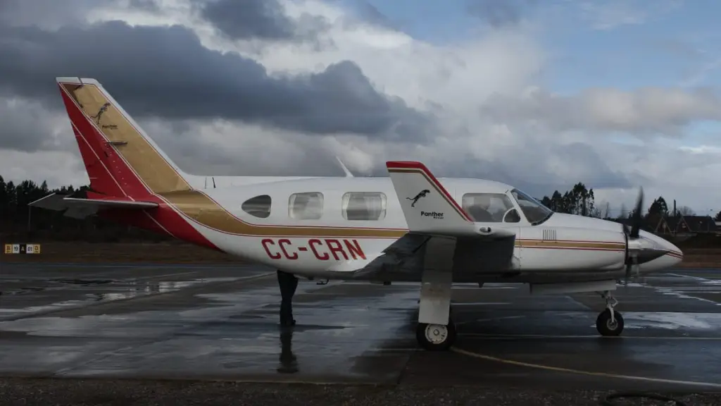 Foto de contexto accidente aéreo en región de Aysén.