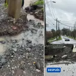 Lluvias vuelven a colapsar puente en calle Don Víctor: Habría solución definitiva a fin de año, La Tribuna