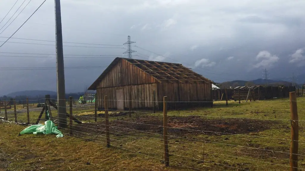 Vivienda afectada por sistema frontal en Quilaco, Cedidas