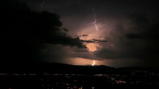 Se esperan cerca de 40 mm de precipitación y tormentas eléctricas para esta jornada en el Biobío