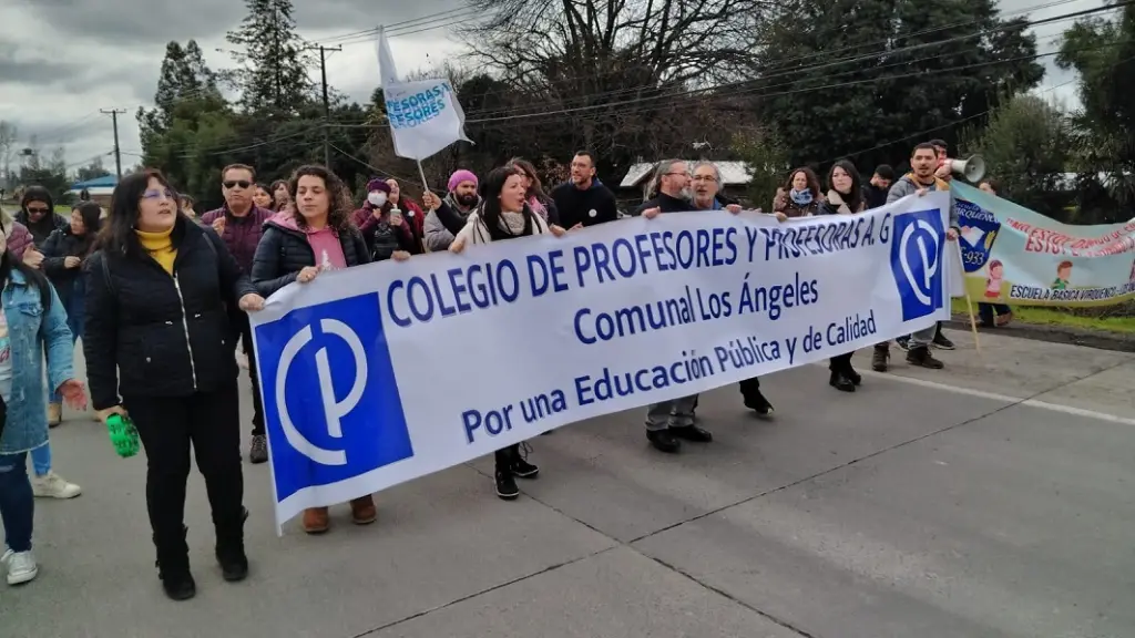 Gremio docente de Los Ángeles se sumará a movilización nacional por reiterados hechos de violencia escolar, La Tribuna