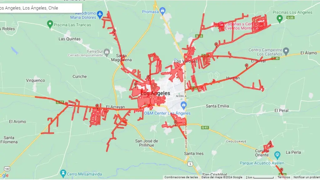 El corte masivo de luz se registró pasado el mediodía de este jueves, CGE