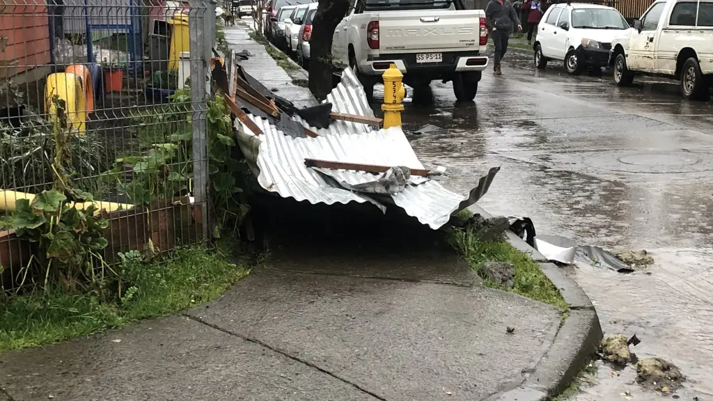 Voladura de techos en Tucapel 2 | Municipalidad de Tucapel