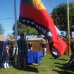 Izamiento de la bandera, Cedida por Municipalidad de Cabrero