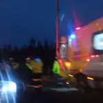 Accidente esta mañana en ruta Cerro Colorado a Los Ángeles, Diario La Tribuna