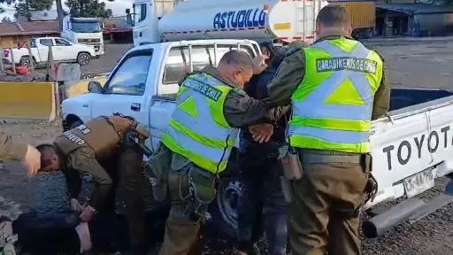 Operativo policial en Nacimiento terminó con tres detenidos por robo de un millón de pesos