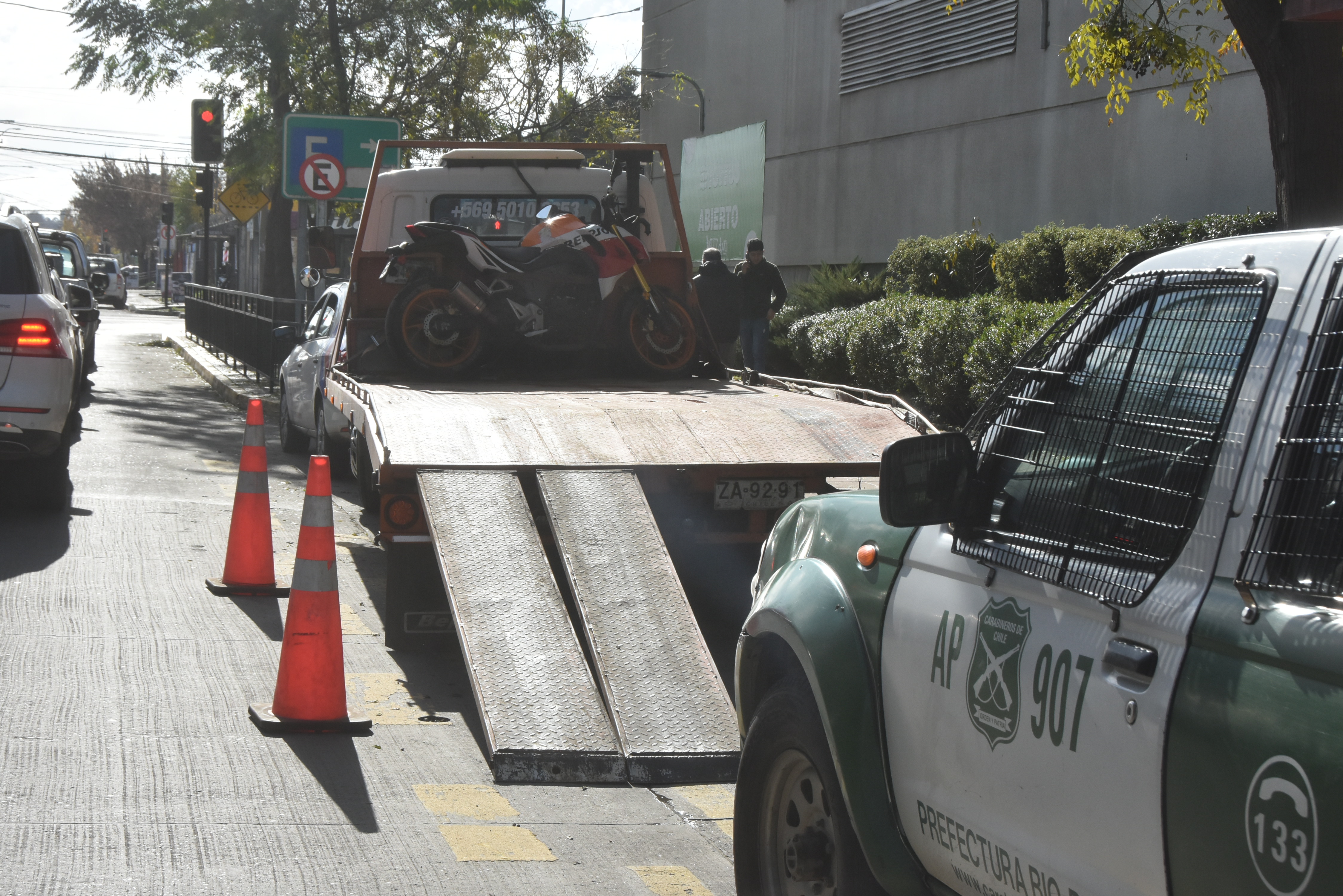 Fiscalización vehicular en Los Ángeles / La Tribuna