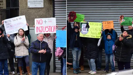 Apoderados del Liceo Bicentenario de Los Ángeles protestaron en medio de la visita de la Ministra Carolina Tohá