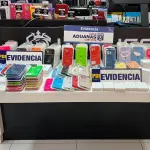 Productos falsificados decomisados , PDI