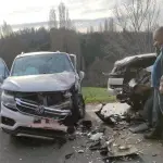 Colisión frontal en Nacimiento, Cedidas