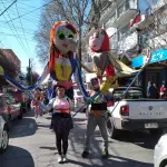 La Murga del sur en su presentación en Los Ángeles