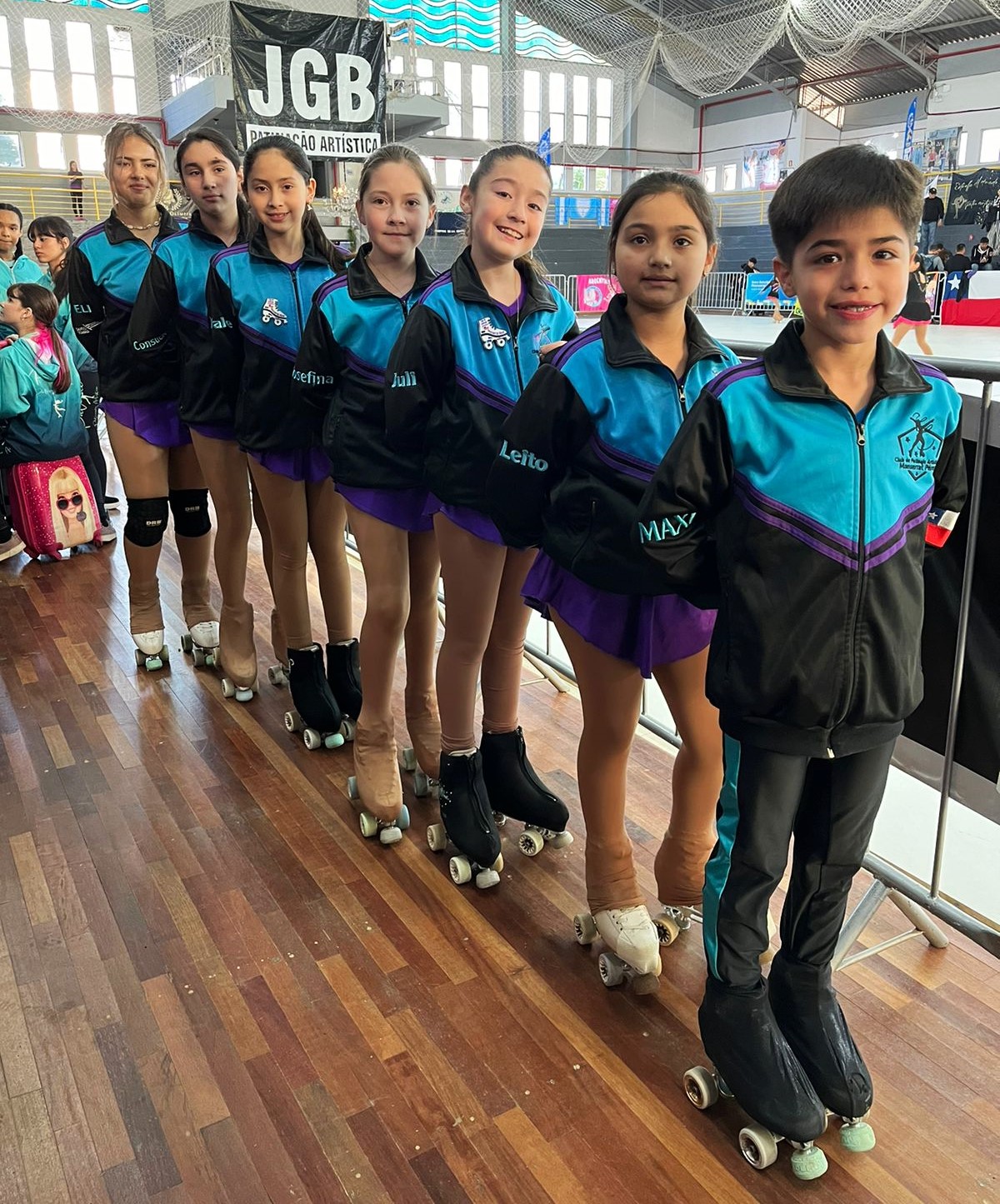 Los siete alumnos del Club de Patinaje artístico Monserrat Pérez presentes en Brasil / La Tribuna