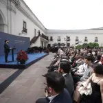 El acto culminó con un sentido homenaje del Presidente Boric a las agrupaciones de derechos humanos., Presidencia