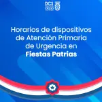 Horario será entre el miércoles 18 y el domingo 22 de septiembre., DCS Los Ángeles